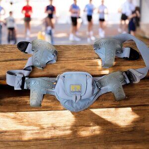 Nathan Trail Mix Hydration Belt with 4 Bottle Holders (Bottles NOT Included)